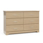Storkcraft Brookside 6-Drawer Dresser (Driftwood) – GREENGUARD Gold Certified, Nursery & Kids Storage, Nursery Essentials, Kids Room Storage, Durable Bedroom Dresser