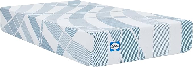 Sealy Dreamlife 10” Hybrid Mattress-in-a-Box, King, SealyComfort Gel Memory Foam, SealyResponsive Encased Coils, Surface-Guard Technology