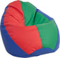 FDP SoftScape Dew Drop Bean Bag Chair with Supportive High-Back Design, For Kids, Teens and Adults, Alternative Seating for Dorms, Schools, Libraries, Daycares or Home - Assorted