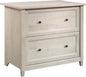 Sauder Edge Water 2 Drawer Lateral Filing Cabinet, Office File Cabinet, in Chalked Chestnut