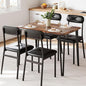 GarveeHome Dining Table Set for 4, Kitchen Table with Upholstered Chairs for Kitchen Room and Small Spaces (Vintage, Table with 4 Chairs)