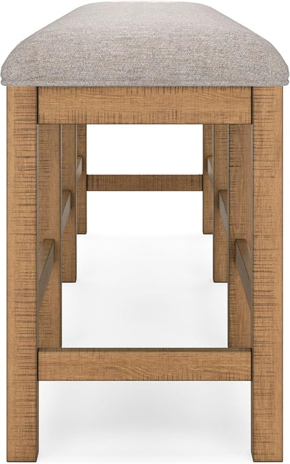 Signature Design by Ashley Havonplane 72" Counter Height Dining Bench, Brown