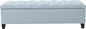 Christopher Knight Home Ottilie Fabric Storage Ottoman, Light Sky, Dimensions: 17.50 inches deep x 51.00 inches wide x 17.00 inches high.
