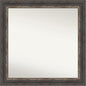 Amanti Art Bronze Bathroom Mirror for Over Sink, 34x34 Ballroom Bronze Square Vanity Mirror, Large Traditional Frame, Hangs Horizonally and Vertically, Bathroom Wall Decor, Non-Beveled Edge