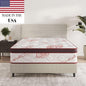 Ottomanson Queen 13" Luxury I Eurotop Mattress, Medium-Firm Memory Foam Comfort - Made in USA - Premium Quilted Cover Mattress - Fiberglass-Free - Bed in a Box