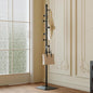 Coat rack,Metal coat hanger stand,Coat Tree freestanding Heavy duty with 8 Hooks and Cast iron base for coats,Hat,scarf,jacket,purse