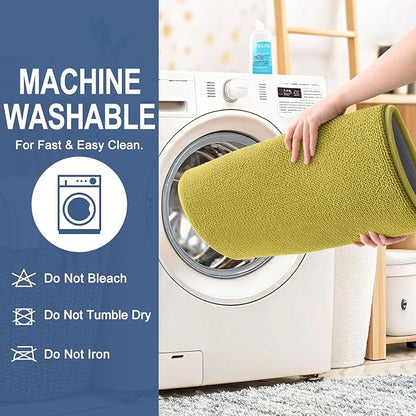 OLANLY Thick Memory Foam Bath Mat Rug 30x20, Extra Soft Absorbent Bathroom Rug, Quick Dry Bath Mat, Non-Slip, Machine Washable Carpet for Bathroom, Tub and Shower, Home Decor Accessories, Deep Mustard