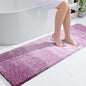 OLANLY Bathroom Runner Rugs 59x17, Extra Soft Absorbent Microfiber Bath Rugs, Rubber Backing, Quick Dry, Washable Bath Mats for Bathroom Floor, Tub and Shower, Home Decor Accessories, Pinkish-Purple