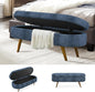 NicBex Ottoman Bench with Storage for Bedroom, 43.5" Upholstered End of Bed Bench with Rubber Wood Legs, Linen Storage Bench for Living Room or Entryway,