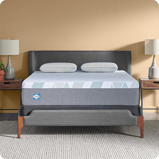 Sealy Dreamlife 12” Foam Mattress-in-a-Box, Twin, SealyComfort Gel Memory Foam, SealySupport Transition Foam, Surface-Guard Technology
