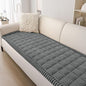Smiry Couch Cover for Dogs Washable, Non Slip Fuzzy Pet Couch Covers for 3 Cushion Sofa Pet Friendly, Thick Soft Sofa Slipcovers Cushion Protector (Dark Grey, 27.6" x 70.9")