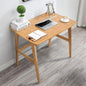 Nnewvante Writing Computer Desk 31.5" Bamboo Home Office Table with Large Drawer, Modern Furniture Simple Study Makeup Workstation