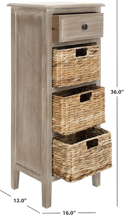 Safavieh American Homes Collection Michaela Vintage White Side Table