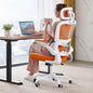 TRALT Office Chair Ergonomic Desk Chair, 330 LBS Home Mesh Office Desk Chairs with Wheels, Comfortable Gaming Chair, High Back Office Chair for Long Hours (Orange)