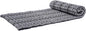 Leewadee - Foldable Floor Mattress - Japanese Roll Up Futon -Trifold Tatami Mat- Guest Floor Bed - Camping Mattress - Thai Massage Mat, Kapok Filled, 75 x 28 inches, Black White