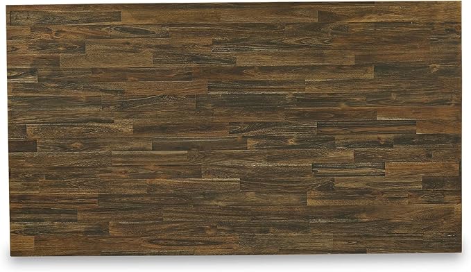 East West Furniture V677MZ650-5 5 Piece Kitchen Table Set Includes a Rectangle Dining Room Table with V-Legs and 4 Dark Gotham Grey Linen Fabric Parsons Chairs, 40x72 Inch, Multi-Color
