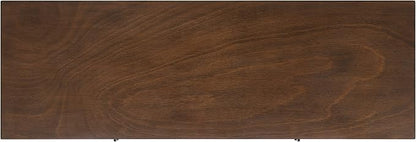 SAFAVIEH Sorrel TV Stand for up to 55" Flatscreen – Brown, 2 Doors with Interior Storage, 2 Open Shelves, Entertainment Media Console (MED5701C)