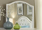 Liberty Furniture Industries Stardust Mirror, 39" x 1" x 37", Iridescent White