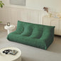 Luxury Sofa Couch Chair, Lazy Floor Seating, Fireside Bean Bag Chair, Ergonomic Tatami Sofa Lounger for Living Room, Bedroom, Office, 3 Seat, Green