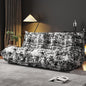 Bean Bag Chairs for Adults, BeanBag Reading Chair Memory Foam Couch 3-Seater, Floor Chair Soft Teddy Material, Comfy Reading Nook Chairs for Bedroom Living Room Office (Ink Painting)