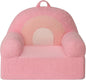 Comfy Toddler Chair, Kids Rainbow Couch for Boys and Girls, Pink Rainbow