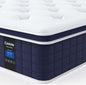 Coolvie 14 Inch Queen Mattress, Medium Firm Memory Foam Queen Size Mattresses in a Box, Hybrid CertiPUR-US® Certified Foam Pocket Springs for Motion Isolation & Pressure Relieving, 100-Night Trial