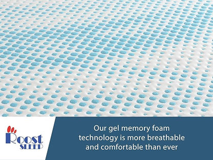 Cool Cloud Supreme 3 Inch Gel Memory Foam Full Mattress Topper – Cooling, Ventilated Design for Back and Pressure Relief