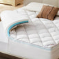 Bedlore 4-Inch California King Mattress Topper for Back Pain - Dual Layer Medium Support (2" Gel Memory Foam + 2" Cooling Fluffy Pillow Top Pad), Breathable & Pressure Relief (White)