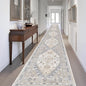 zesthome Washable Runner Rug 2.5x14 - Stain Resistant Entryway Rug,Ultra-Thin Kitchen Rugs, Anti Slip Backing Runner Rugs for Entrance Laundry Room Indoor Hallway (Beige,2.5'x14')