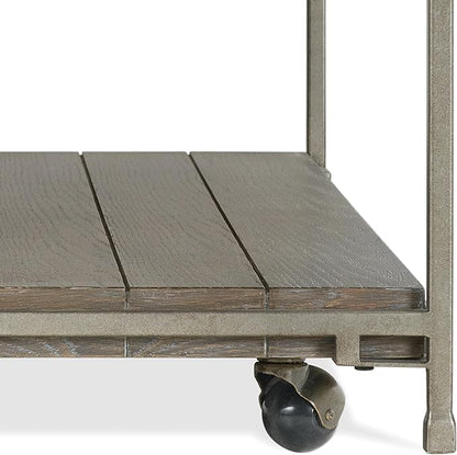 Roundhill Furniture Corbeta Living Room, Coffee Tables, Aged Graphite