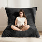 3-in-1 Giant Bean Bag Chair for Adults & Kid, Convertible Floor Sofa to Mattress, High-Density Foam Chair Bed with Washable Cover, Multi Functional Lounge Couch for Bedroom, Living Room (Black)