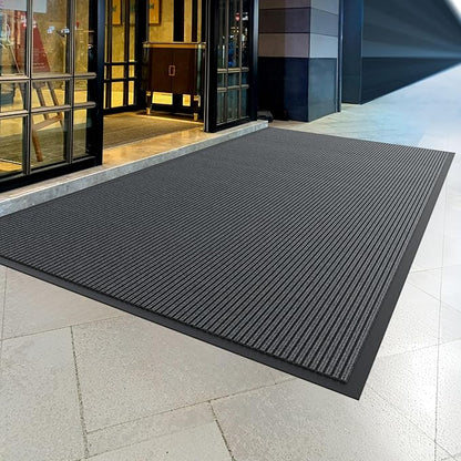 Amyracel Front Door Mat Indoor Outdoor Entrance, 24" x 48" All-Season Waterproof Heavy Duty Doormat for Outside Entry, Stain and Fade Resistant, Low Profile, Easy Clean Patio Entryway Mat