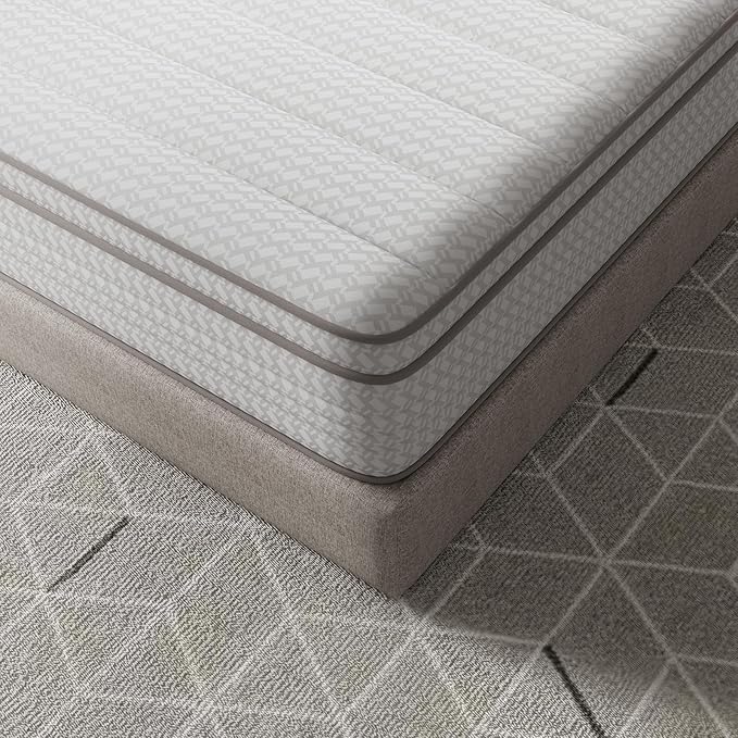 Novilla Full Size Mattress, 14 Inch Full Mattresses in a Box with Smarts™ Pocket Coil for Pressure Relief, Medium Firm Foam and Spring Hybrid Colchones with CertiPUR-US Certified