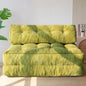 MAXYOYO Folding Sofa Bed, Convertible Sleeper Chair with Pilow Foldable Matress with Back Support, Portable Fold Out Chair Bed for Living Room Bedroom, Green Double