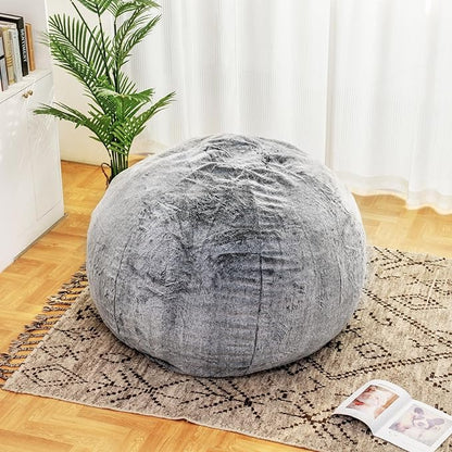 Recaceik Bean Bag Chair Large Bean Bag Chairs, with Fluffy Removable Spongefor, for Living Rooms, bedrooms, Study Rooms, and Offices