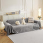 MYSKY HOME Couch Covers, Couch Cover 3 Cushion Sofa, Couch Covers for Pet, Dog Couch Protector, L Shape Sofa Cover Non Slip Sofa Slipcover Thick Washable Furniture Covers for Pets, 91"x 150", Grey