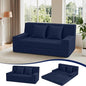 MeMoreCool Boneless Folding Sofa Bed Queen, Corduroy Convertible Sleeper Chair, Foldable Foam Mattress Chair, Comfy Fold‑Out Futon Couch Bed, Large Floor Sofa Couch for Living Room Guest