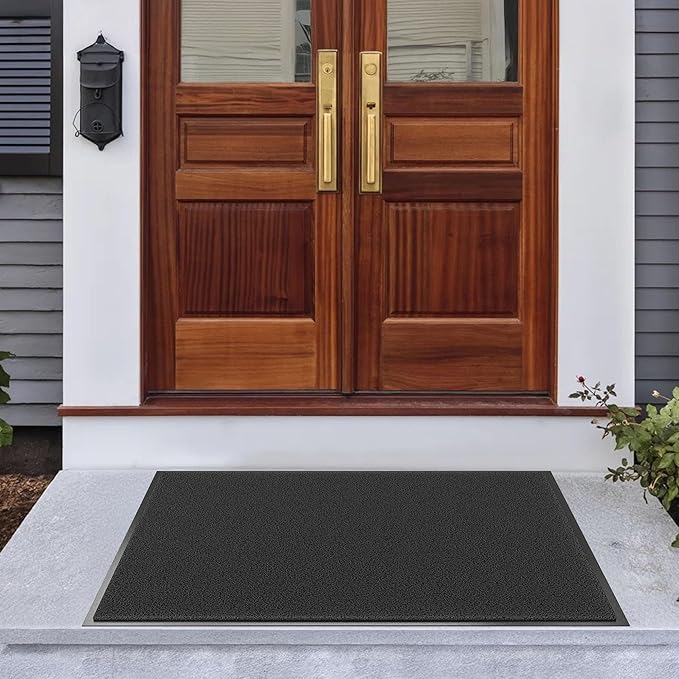Amyracel Front Door Mat Indoor Outdoor Entrance, 48" x 72" All-Season Waterproof Heavy Duty Doormat for Outside Entry, Stain and Fade Resistant, Low Profile, Easy Clean Patio Entryway Mat