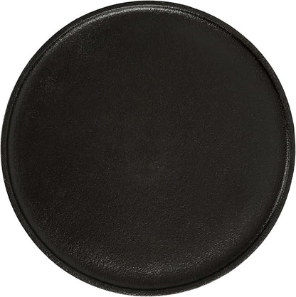 Kate and Laurel Rava Modern Metal Round Side Table, 14 x 14 x 22, Black, Cast Aluminum Accent Table for Use as Indoor Plant Stand or Living Room Decor Piece