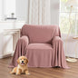 MYSKY HOME Pink Sofa Cover, Couch Covers for Pet, Couch Cover Reclining Couch Covers Armchair Covers for 1 Cushion Couch, Thick Durable Sofa Covers for Furniture Couch Cover, 71" x 91"