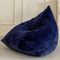 BYBYME Bean Bag Chairs Sherpa Lazy Sofa, Giant Beanbag Chairs for Adults, Teenagers with Stuffed High Density Foam Filling, Comfy Chair for Living Room, Bedroom