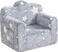 Tiita Kids Couch Plush Toddler Chair, Cloud-Like Glow in The Dark Kids Sofa Toddler Reading Chair with Washable Cover Carrying Handle, Convertible Children Sofa Chair for Girls and Boys