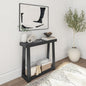 Plank+Beam Solid Wood Console Table with Storage, 36 Inch, Sofa Table with Shelf, Narrow Entryway Table for Hallway, Behind The Couch, Living Room, Foyer, Easy Assembly, Black