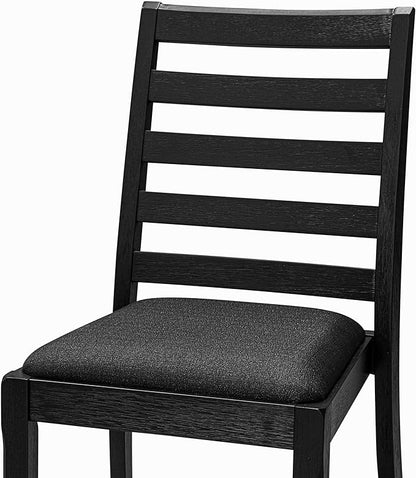 X12X1-0C6-24 14-pc Modern Dining Room Table Set a Rectangular Dining Table with a coffee Table and 12 Black Polyester Stackable Chair, 39x120 Inch, Wire Brushed Black