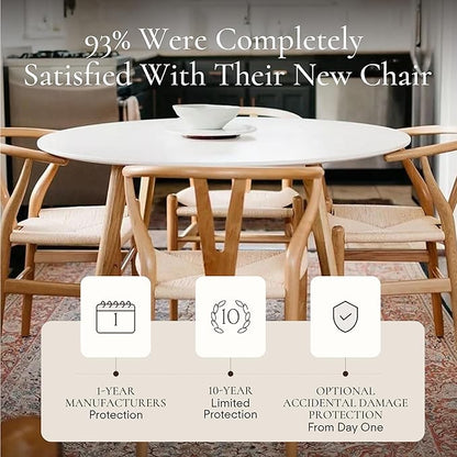 POLY & BARK Weave Chair, Single, Natural