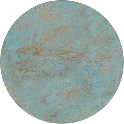 SIMPLIHOME Boyd 13-inch Wide Solid Mango End Table in Teal Wash, Contemporary-Style Accent Table for Living Room, Bedroom, or Family Room, Assembled