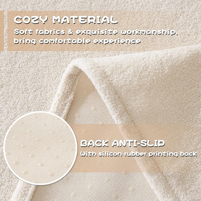 MYSKY HOME White Couch Covers for 3 Cushion Couch Sofa, Pet Friendly Dog Couch Cover Furniture Protector Cover Non Slip Soft Couch Sofa Cover, Sofa Covers Washable, 91" x 134"