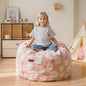 MAXYOYO Bean Bag Chair for Kids, Cloud Pattern Lazy Chair with High-Density Foam Filling, Stuffed Floor Sofa Couch for Boys and Girls, Child Floor Sofa for Gaming, Reading, Pink