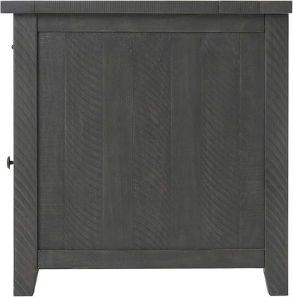 Martin Svensson Home Rustic Chairside Table, Grey