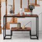 HOMERECOMMEND Console Table Narrow Sofa Tables Industrial Entryway Tables Rustic Hallway Table Foyer Table for Entryway,Hallway, Sofa,Living Room,Kitchen Rustic Brown